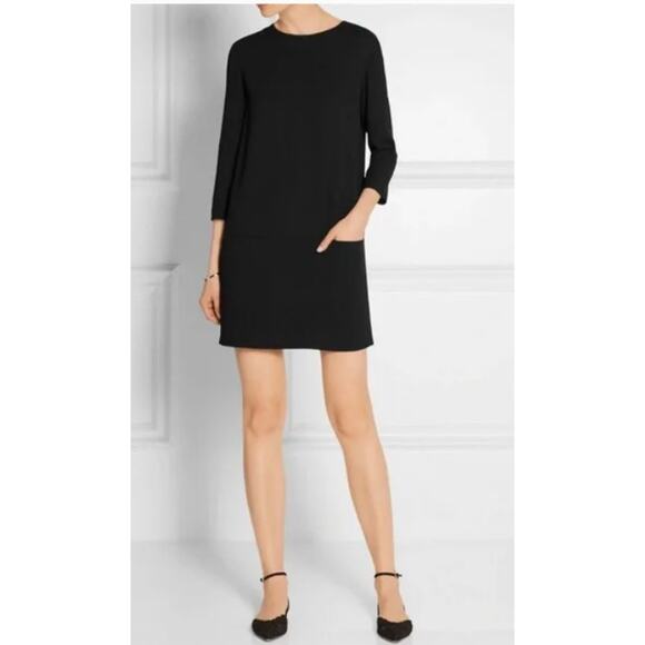 THE ROW Marina Crepe Mini Dress Size Small - Picture 3 of 6